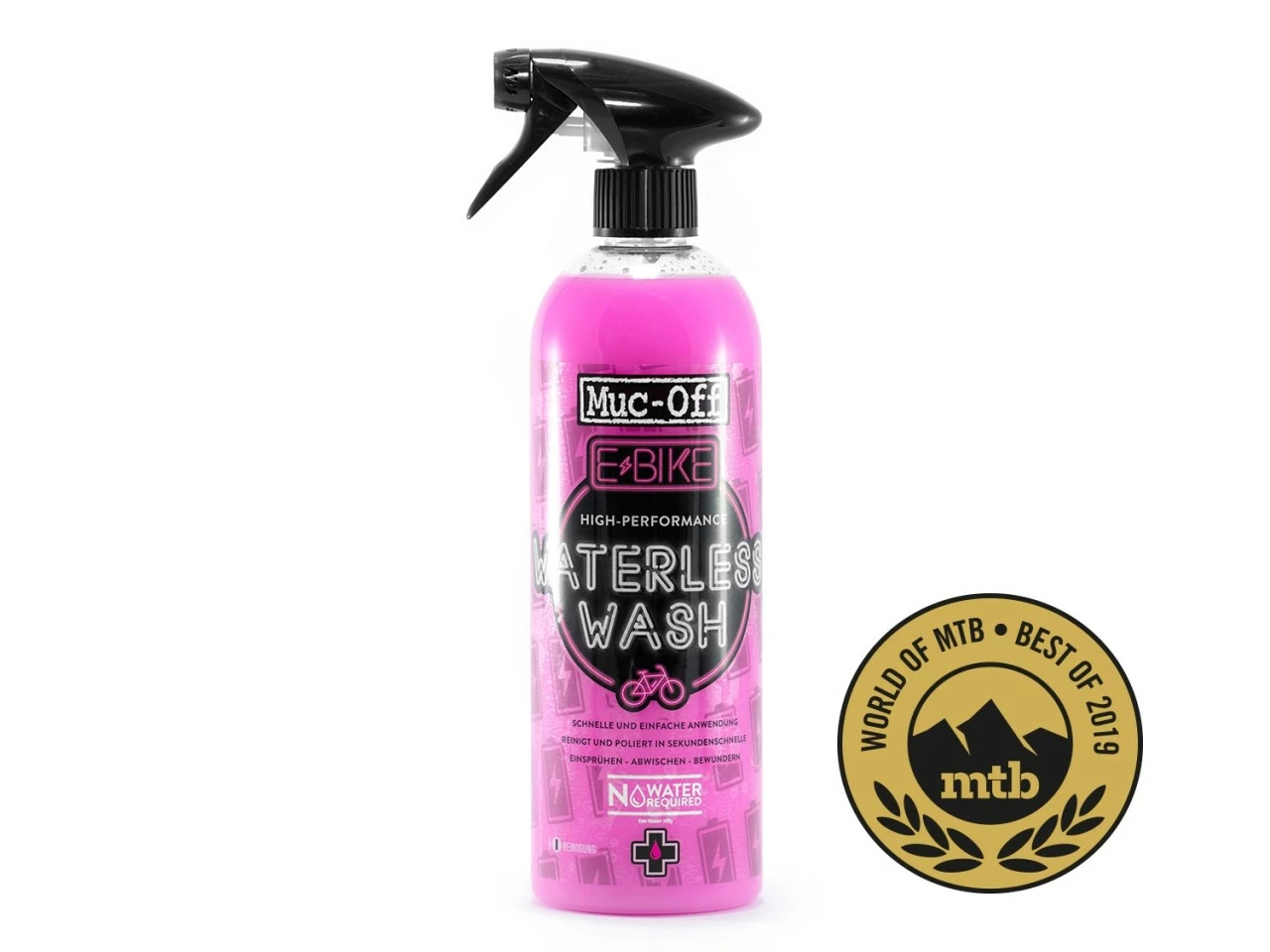Muc-Off - Cleaner E-Bike Waterless Wash, 750ml 1 Muc-Off - Cleaner E-Bike Waterless Wash, 750ml