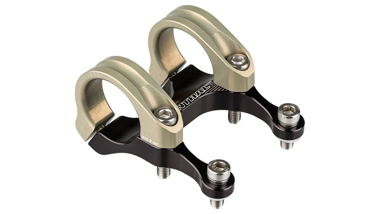 Renthal - Integra II Direct Mount Vorbau 31.8 Rise 0° Gold/schwarz 2 Renthal - Integra II Direct Mount Vorbau 31.8 Rise 0° Gold/schwarz – Bild 2